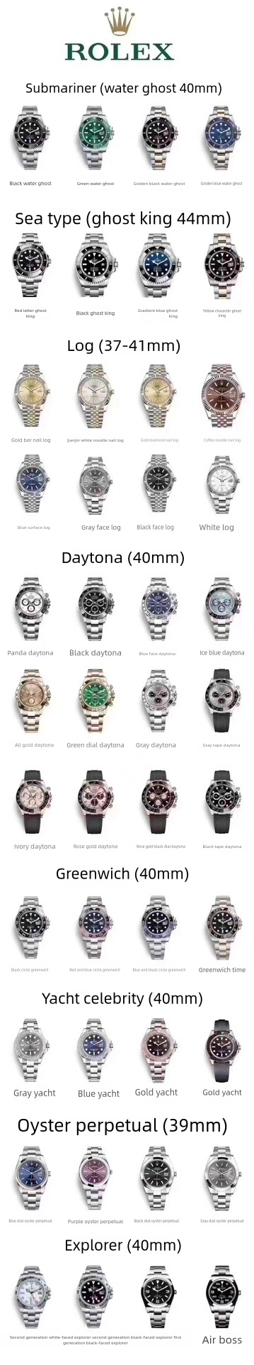 Rolex Classic Collection