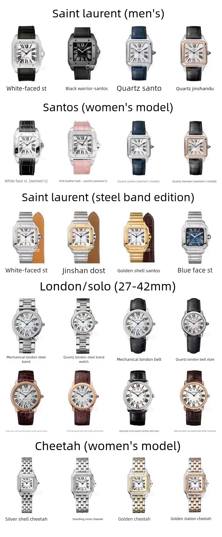 Cartier Classic Collection
