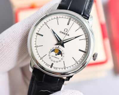 OMEGA De Ville Moonphase Leather Strap