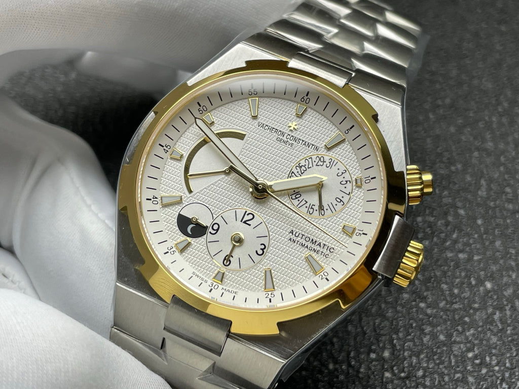 Vacheron Constantin Overseas Chronograph Moonphase Two-Tone Steel & Gold