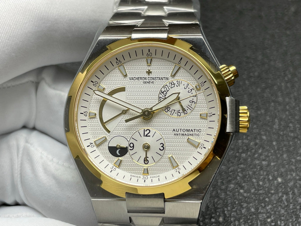 Vacheron Constantin Overseas Chronograph Moonphase Two-Tone Steel & Gold