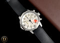 IWC Schaffhausen Aquatimer Chronograph Stainless Steel White Dial Rubber Strap