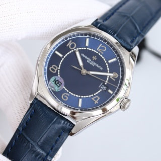 Vacheron Constantin Historiques 222 Stainless Steel White Dial Leather Strap