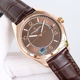 Vacheron Constantin Historiques 222 Stainless Steel White Dial Leather Strap