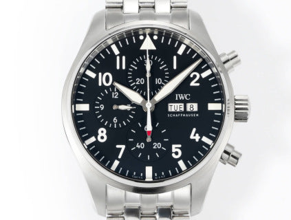 IWC Schaffhausen Pilot’s Watch Chronograph  Steel Bracelet