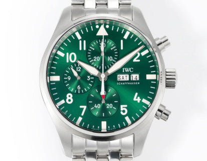 IWC Schaffhausen Pilot’s Watch Chronograph  Steel Bracelet