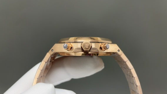 Audemars Piguet Royal Oak Chronograph 18K Rose Gold Green Dial Ref.26331OR.OO.1220OR.01