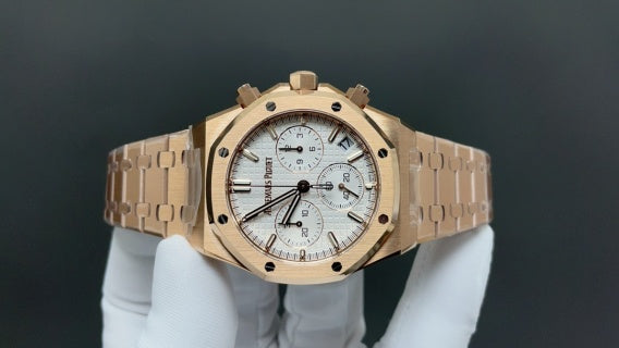 Audemars Piguet Royal Oak Chronograph 18K Rose Gold Green Dial Ref.26331OR.OO.1220OR.01