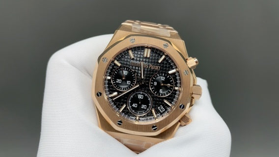 Audemars Piguet Royal Oak Chronograph 18K Rose Gold Green Dial Ref.26331OR.OO.1220OR.01