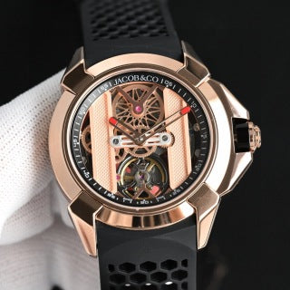 Jacob & Co. Epic X Skeleton Tourbillon Red Rubber Strap