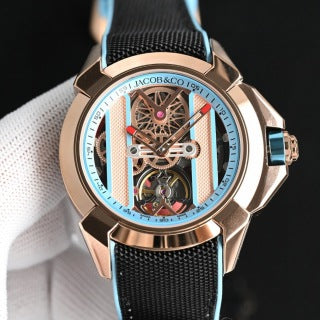 Jacob & Co. Epic X Skeleton Tourbillon Red Rubber Strap